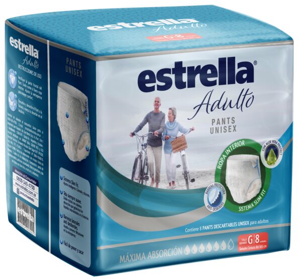 PANTS ESTRELLA (ropa interior) TALLE G x 8u