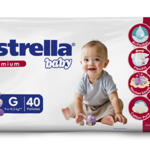 PAÑALES ESTRELLA BABY GRANDE HIPERPACK 4 X 40 U