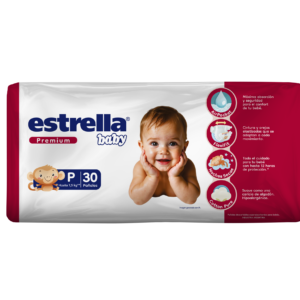 PANALES ESTRELLA BABY PREMIUN   PEQUEÑO 6 X 30 U