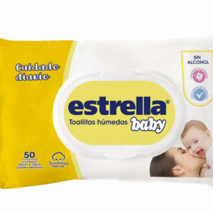 TOALLAS HUMEDAS ESTRELLA BABY CUIDADO DIARIO 18 x 50 U